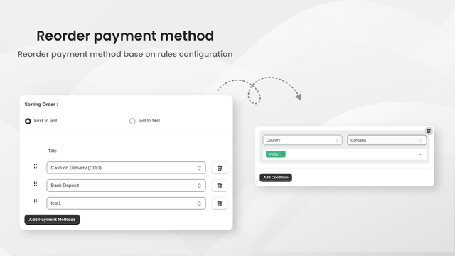 reorder payment method