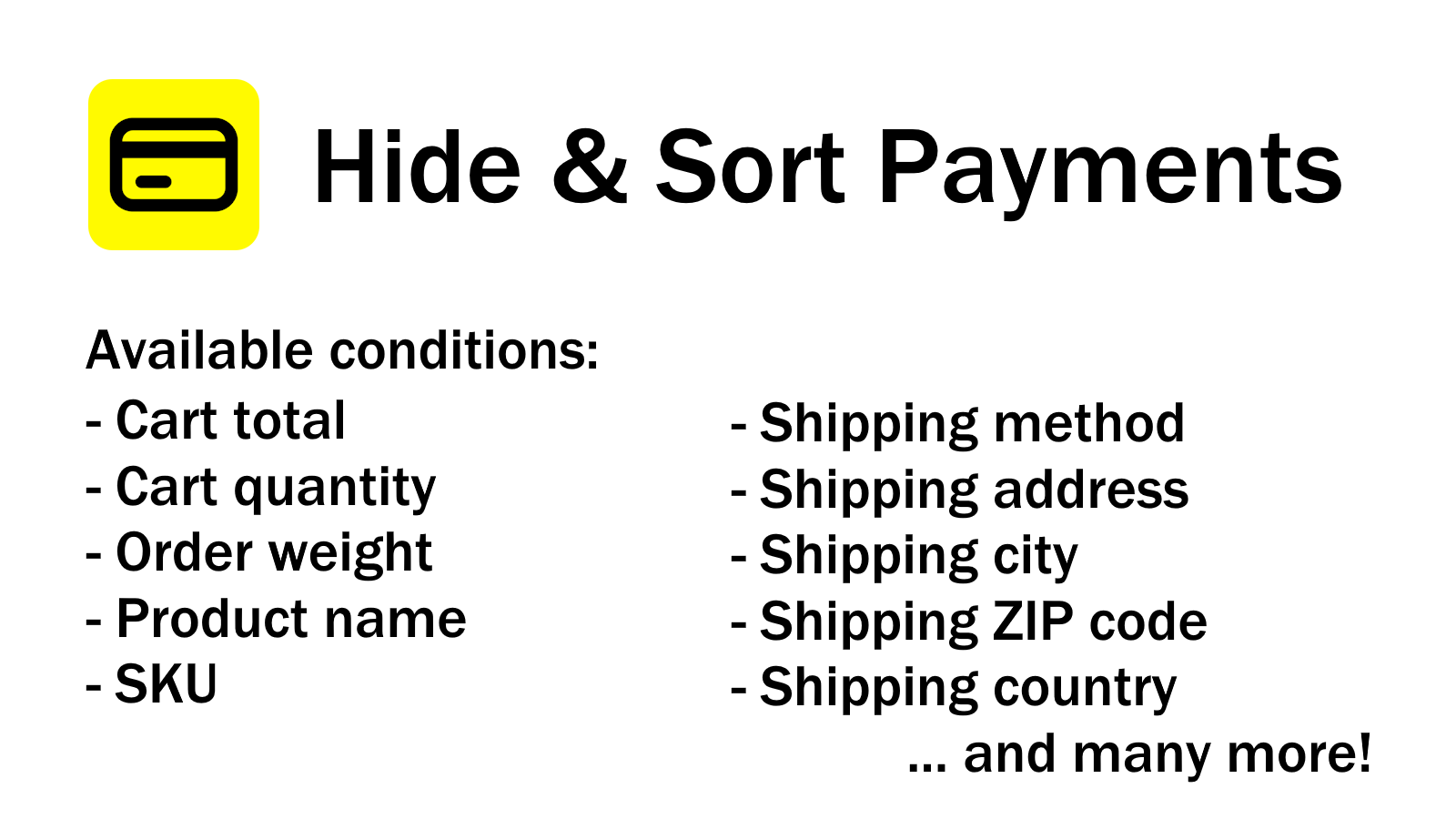 Hide & Sort Payments