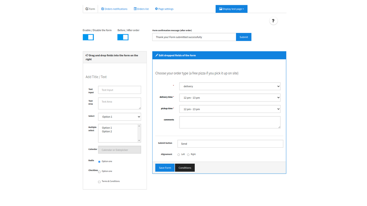 Form builder