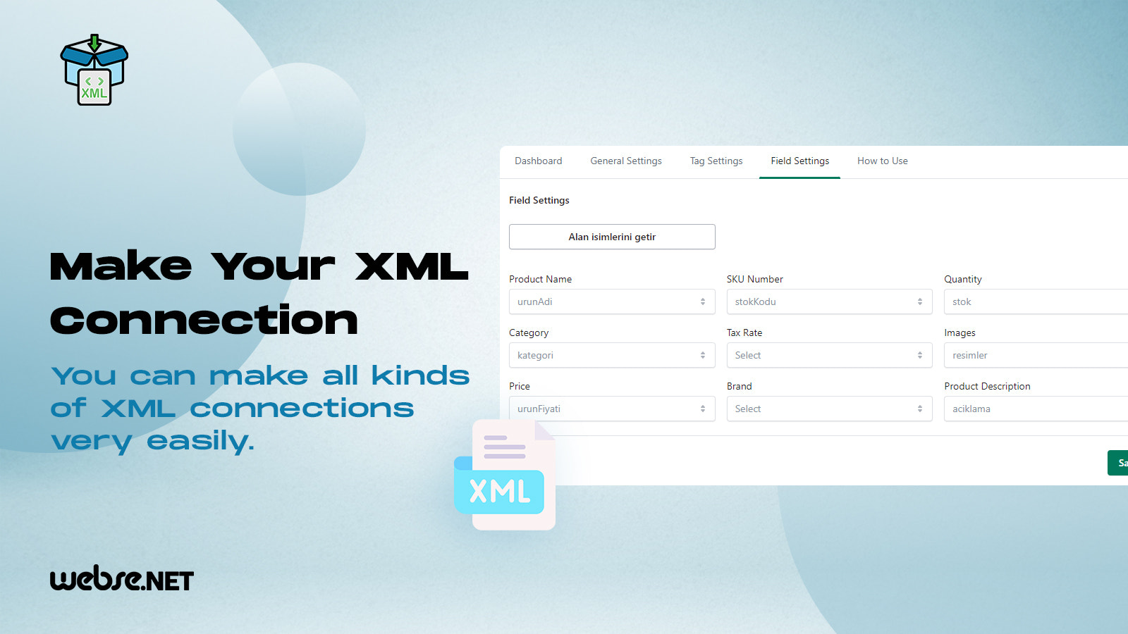 Make your XML connection