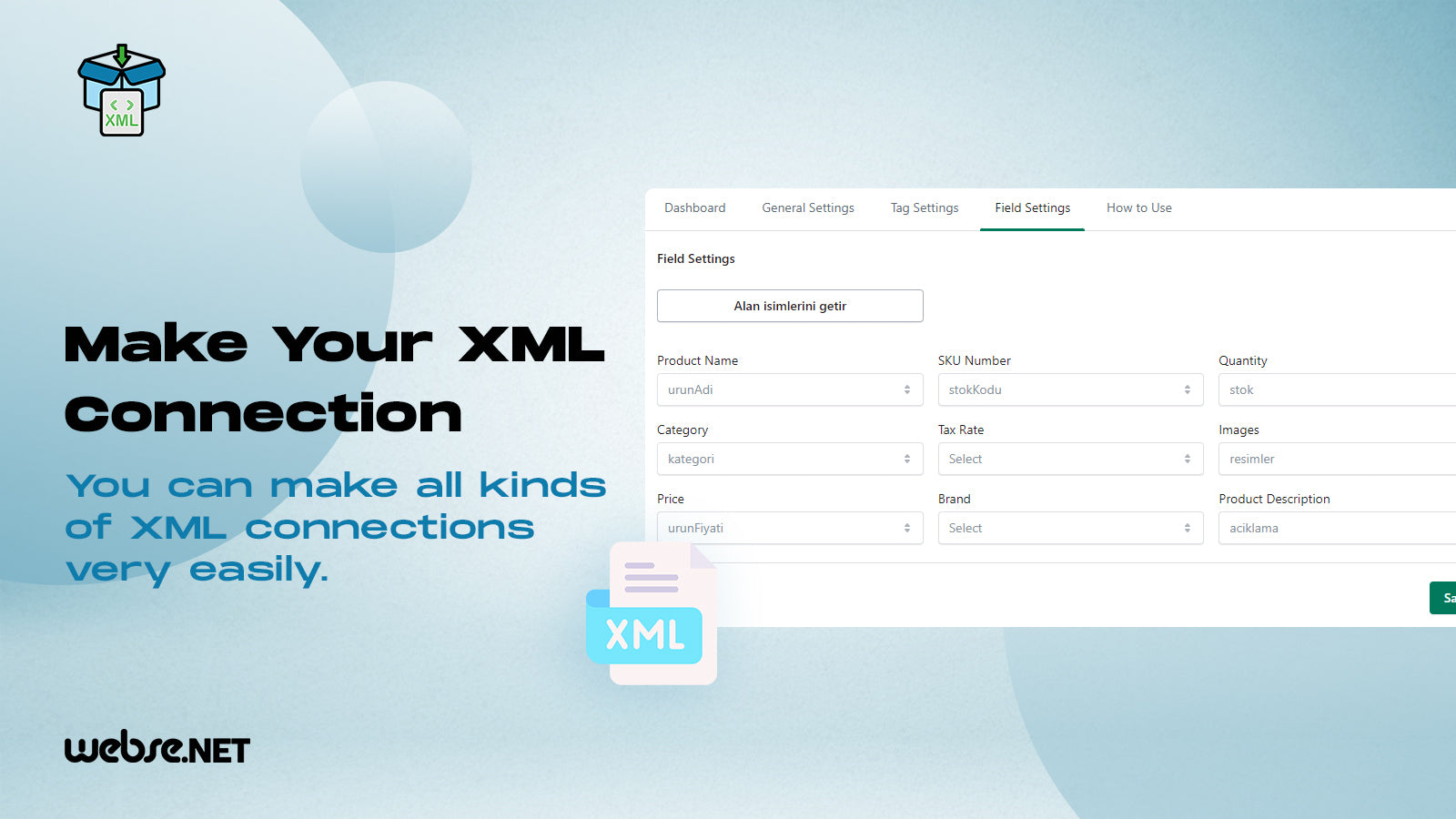 MyShop ‑ Product XML Import Screenshot