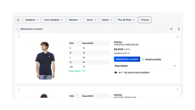 Importer des produits de mode dans votre boutique Shopify