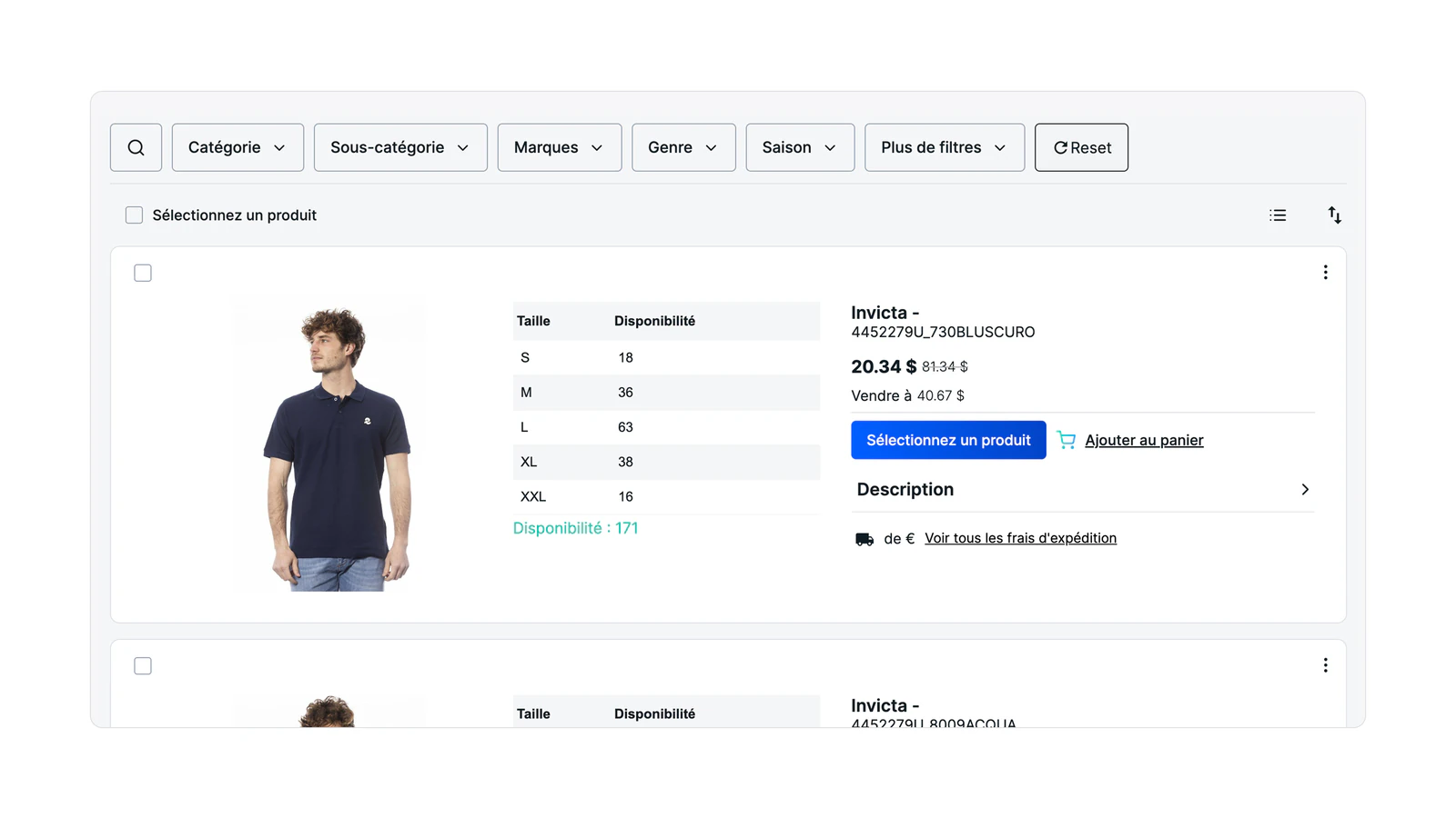 Importer des produits de mode dans votre boutique Shopify