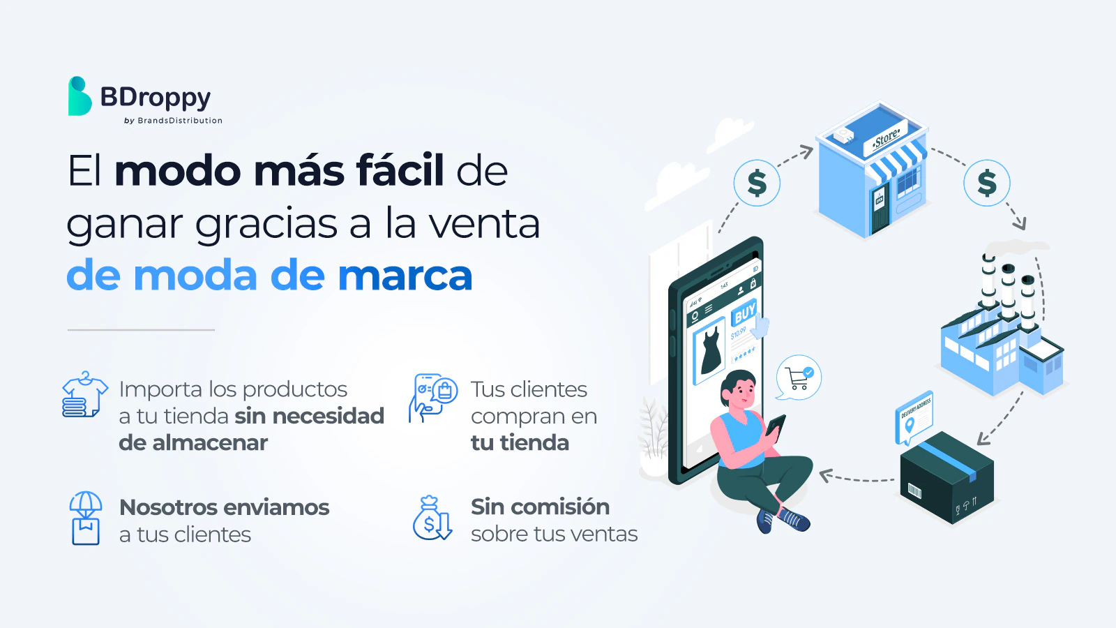 Con BDroppy, vende en dropshipping los mejores productos de moda