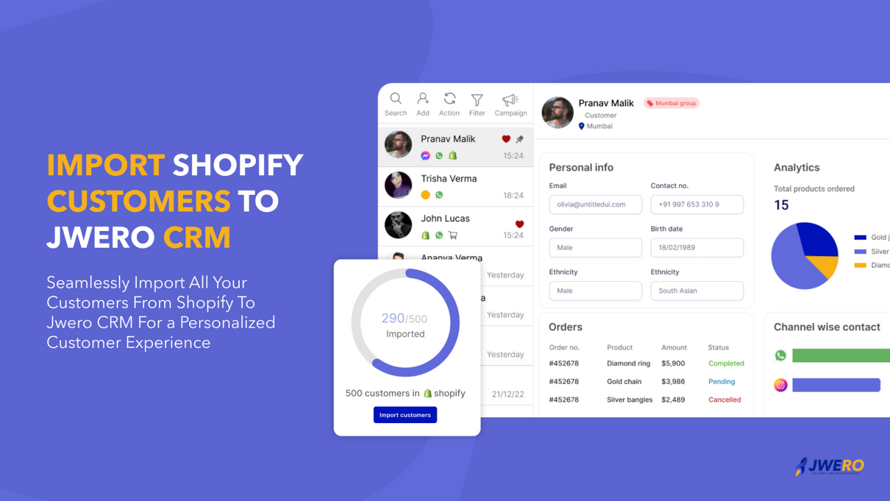 Synchronisieren Sie Ihre Kunden zwischen Jwero und Shopify