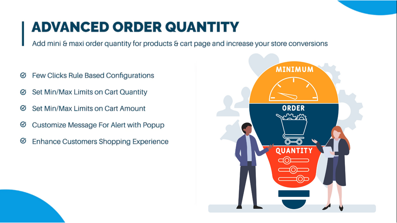 Advance Order Quantity Limits Screenshot