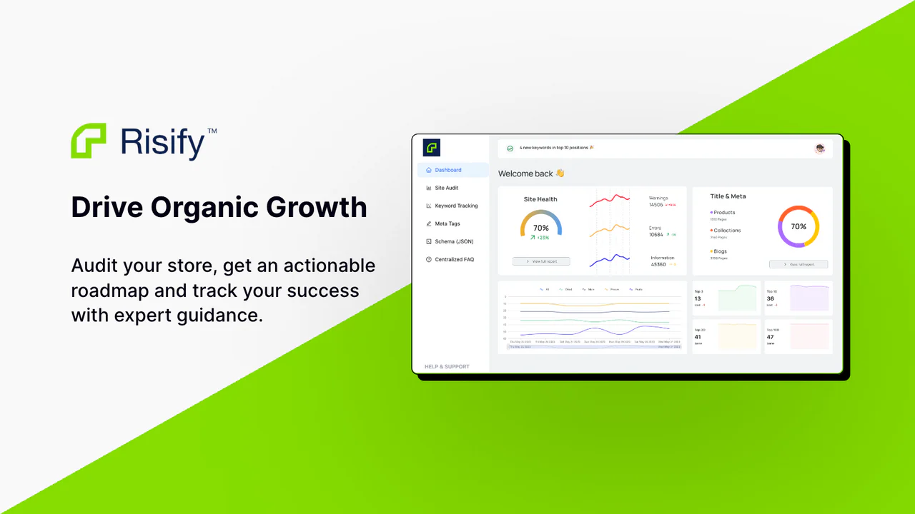 Risify Shopify SEO App 