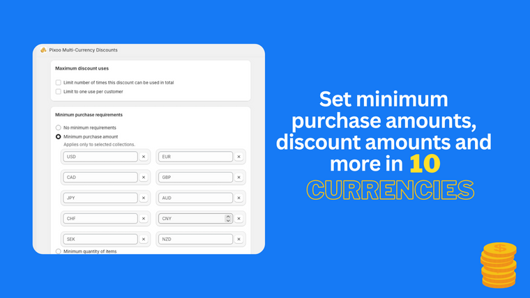 Pixoo Multi‑Currency Discounts Screenshot