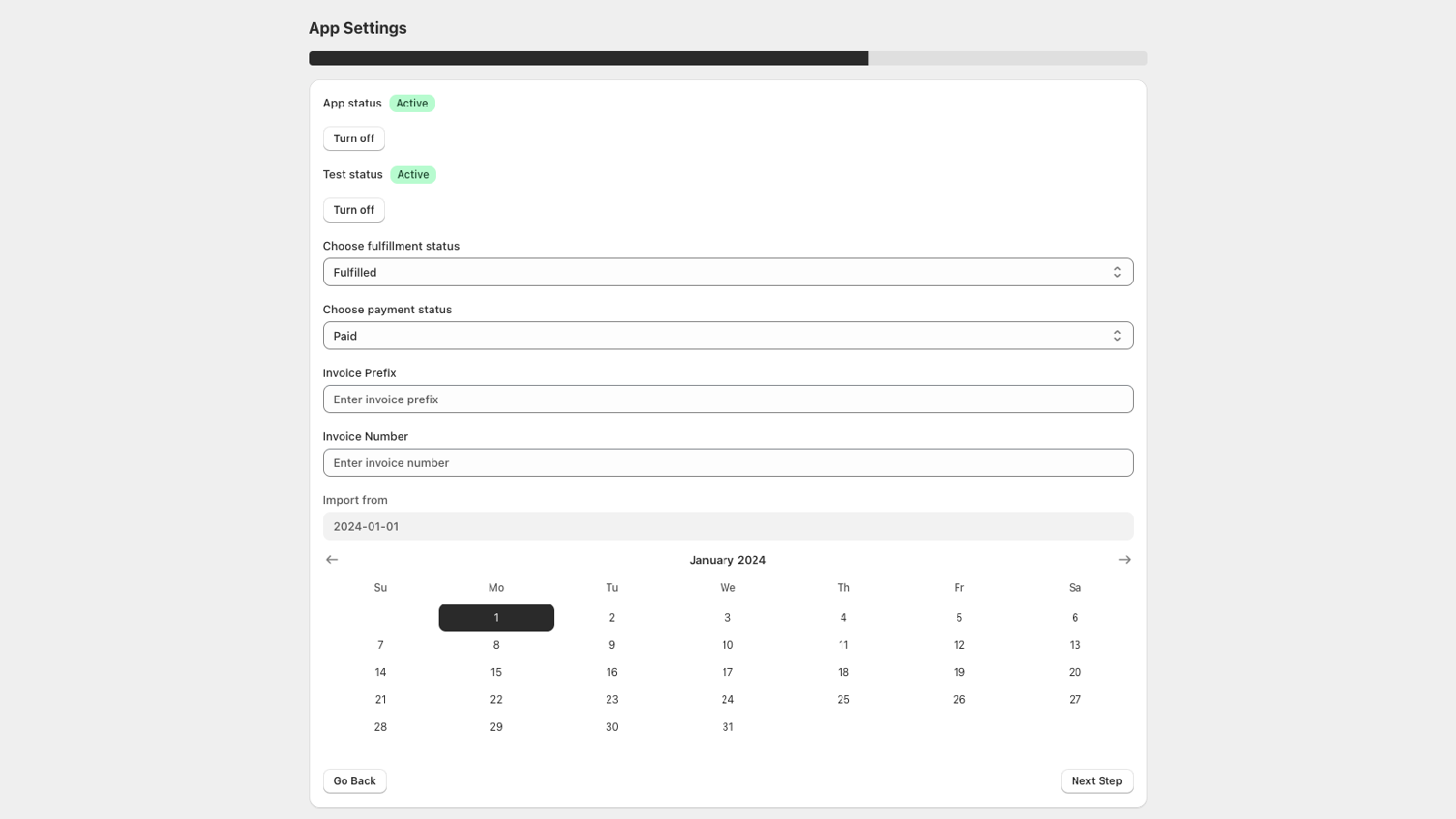 paramètres-de-l'application