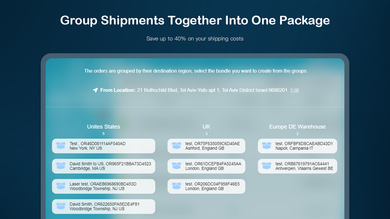 ibundle: Smart Simple Shipping Screenshot