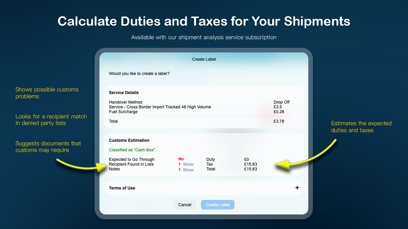 ibundle: Smart Simple Shipping Screenshot