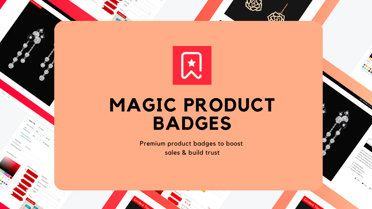 badge de produits magiques