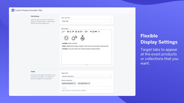 Configuraciones de visualización flexibles