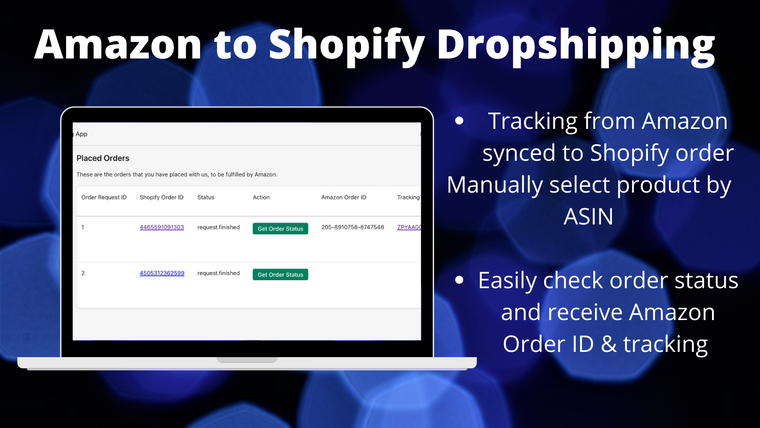 Amazon Dropshipping Orders MAi Screenshot