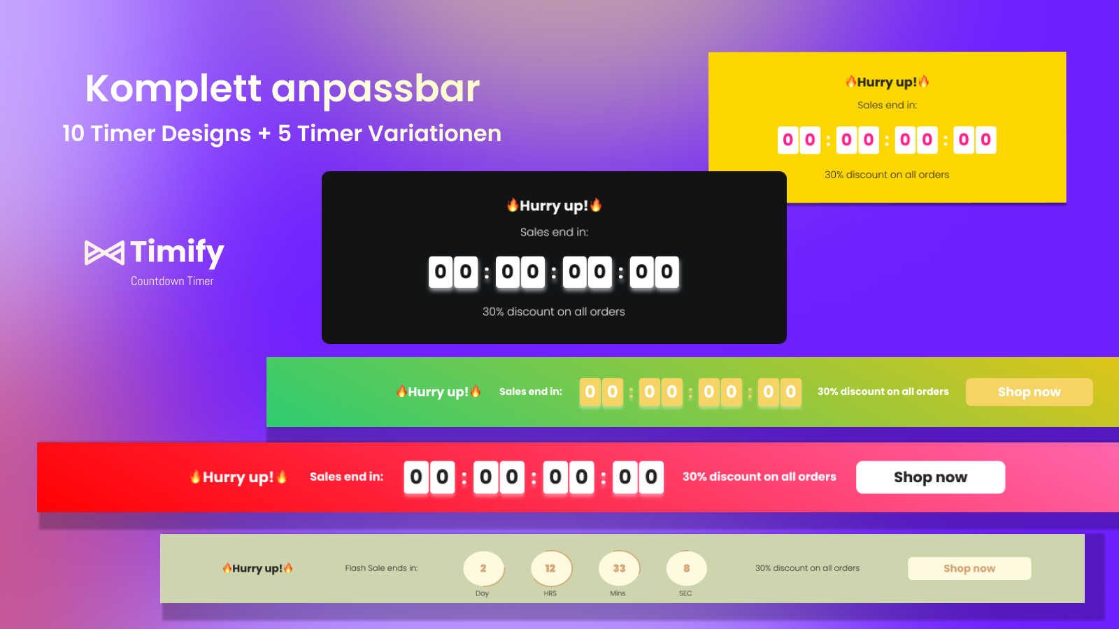 Timify Countdown Timer