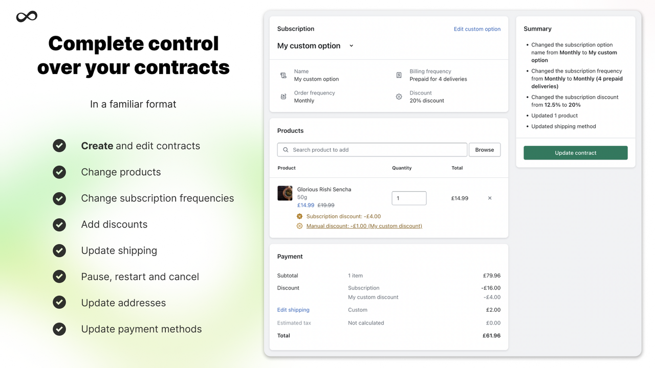 Controle total sobre seus contratos