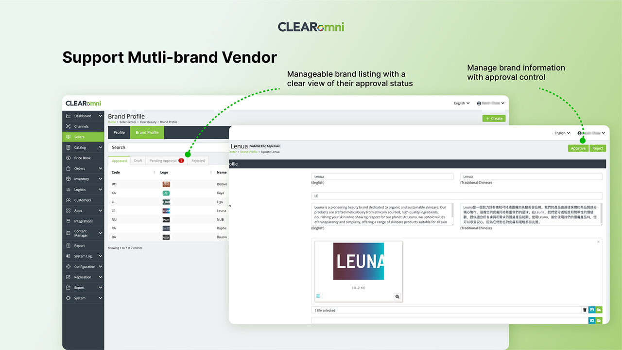 Support Mutli-brand Vendor 