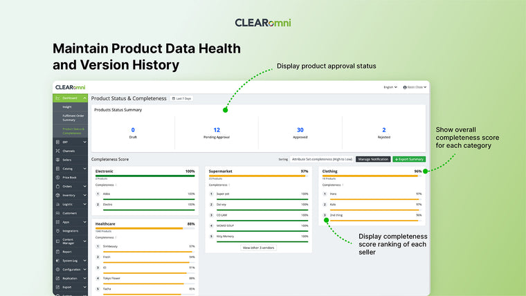 CLEARomni Marketplace Screenshot