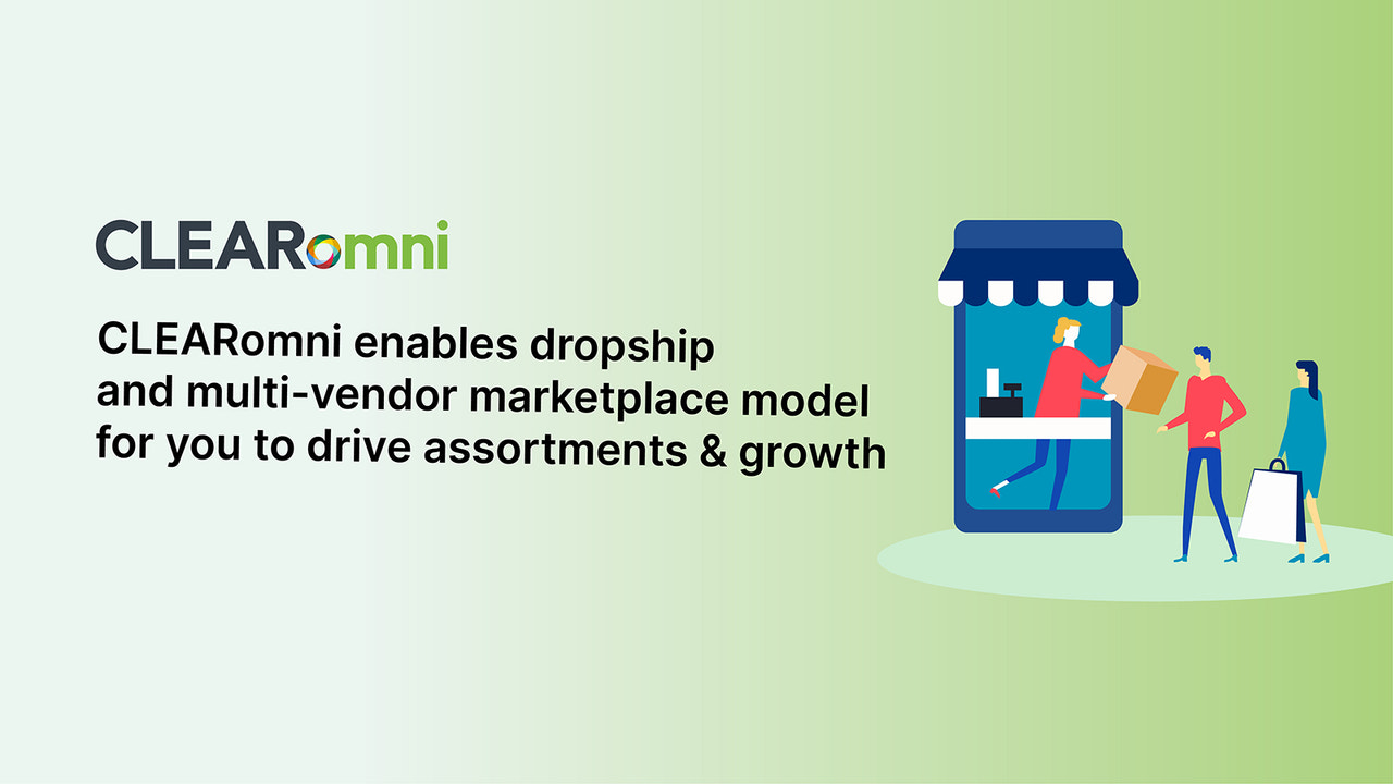 CLEARomni permet le modèle de marché de dropshipping et multi-vendeurs