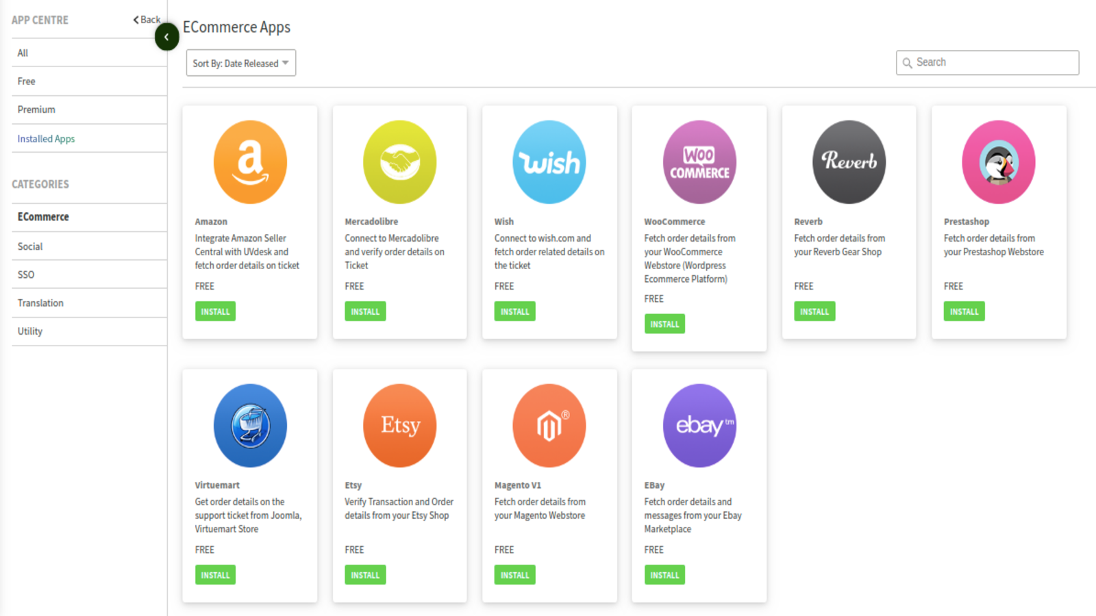 Shopify Helpdesk eCommerce & Markedsplads integration
