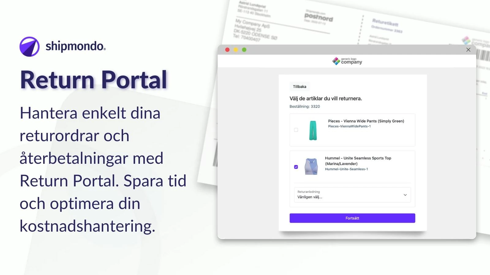 Gör returer och återbetalningar enkelt med en Return Portal