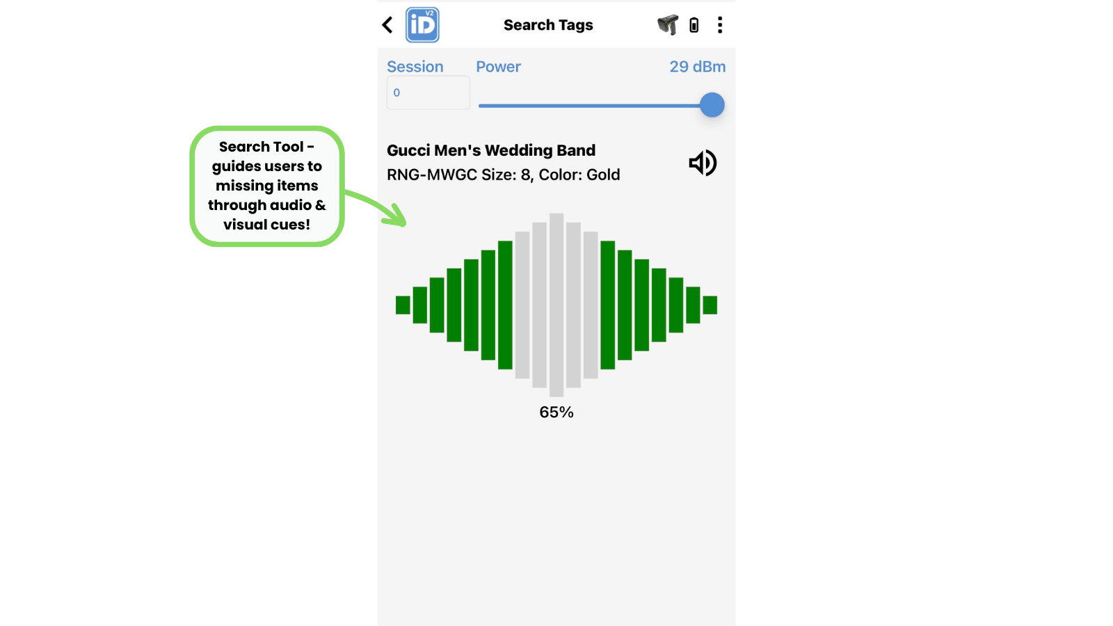 Recherche & Trouve | Soyez guidé vers les articles manquants via des indices audio et visuels