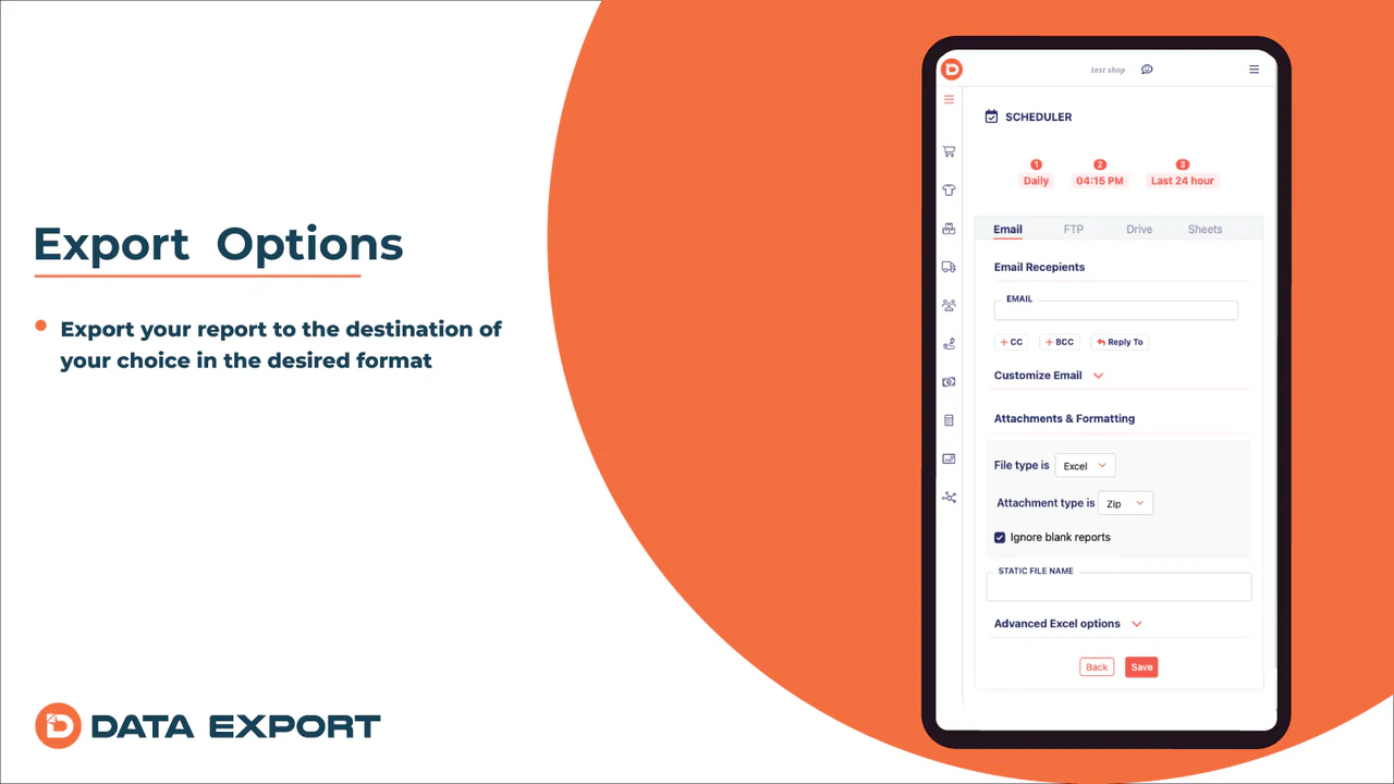 Data Export IO: Reports - Data Export, Customizable Pre-made Reports for  Shopify