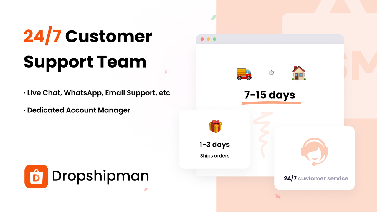 24/7 Customer Support Team_DSM-AliExpress Dropshipping 