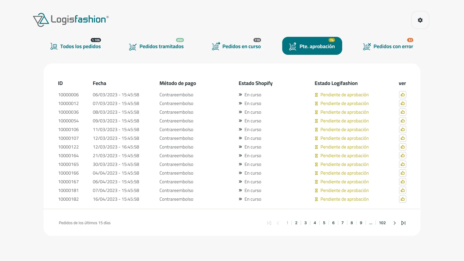 Pending Orders