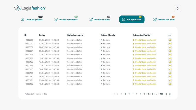 Logisfashion Fulfillment & LM Screenshot