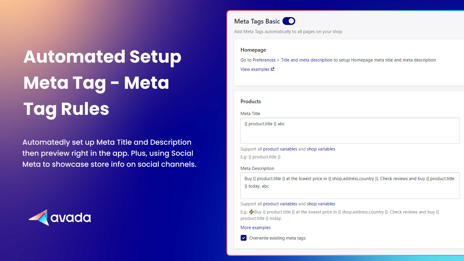 Otimize meta tags: meta título e meta descrição