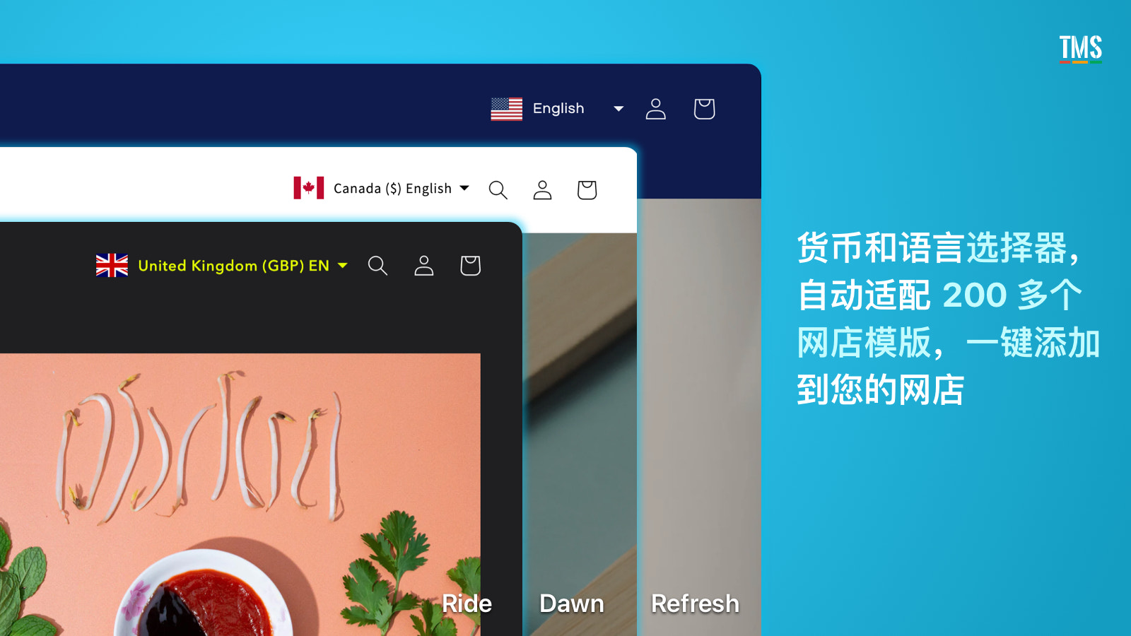 Shopify App - Translate My Store by Hextom，网站本地化，翻译，多币种，跨境电商