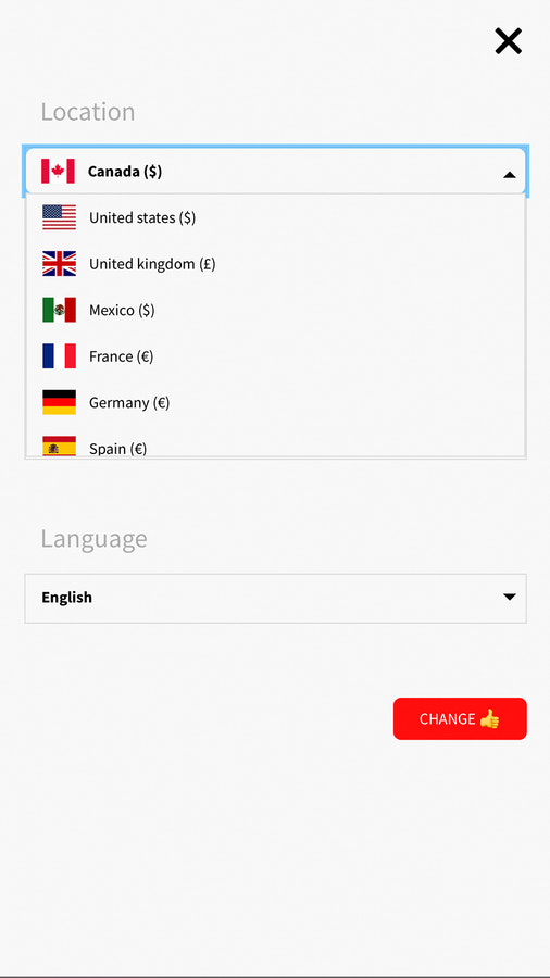 Shopify App - Localisation multi-devises de Translate My Store 