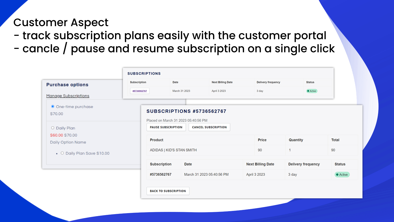 Merchant Customer Product Detail Page