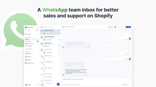 En WhatsApp teamindbakke til bedre salg og support over Shopify