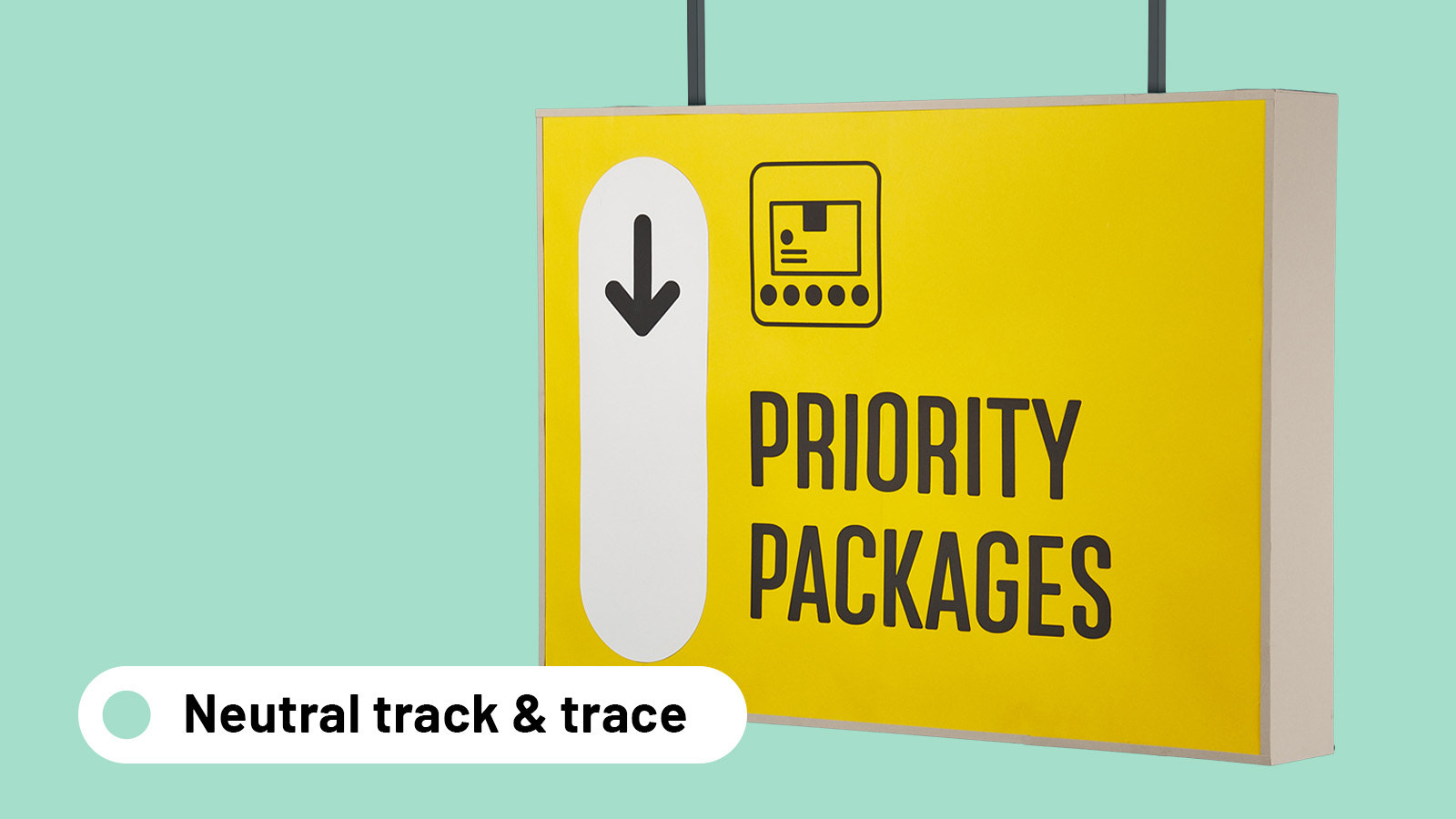 Customers receive a neutral track & trace page for updates