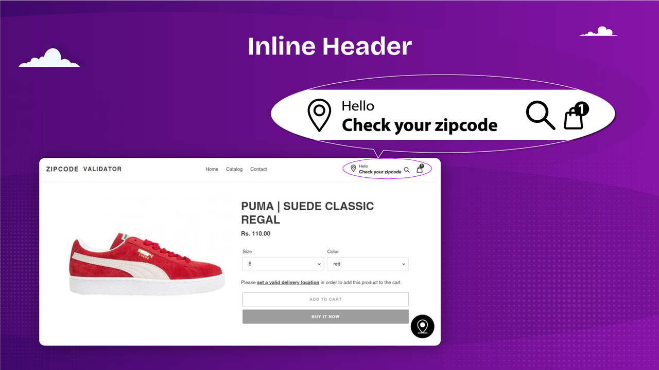 Inline Header