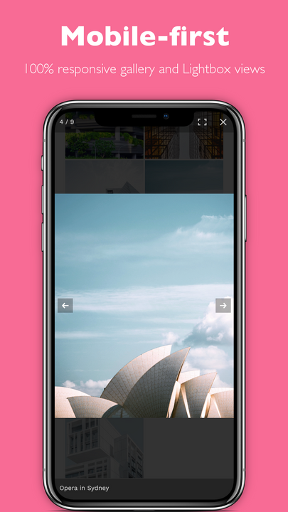 Fully responsive photo gallery and Lightbox views