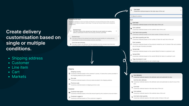 Mix and match different inputs to match your requirements