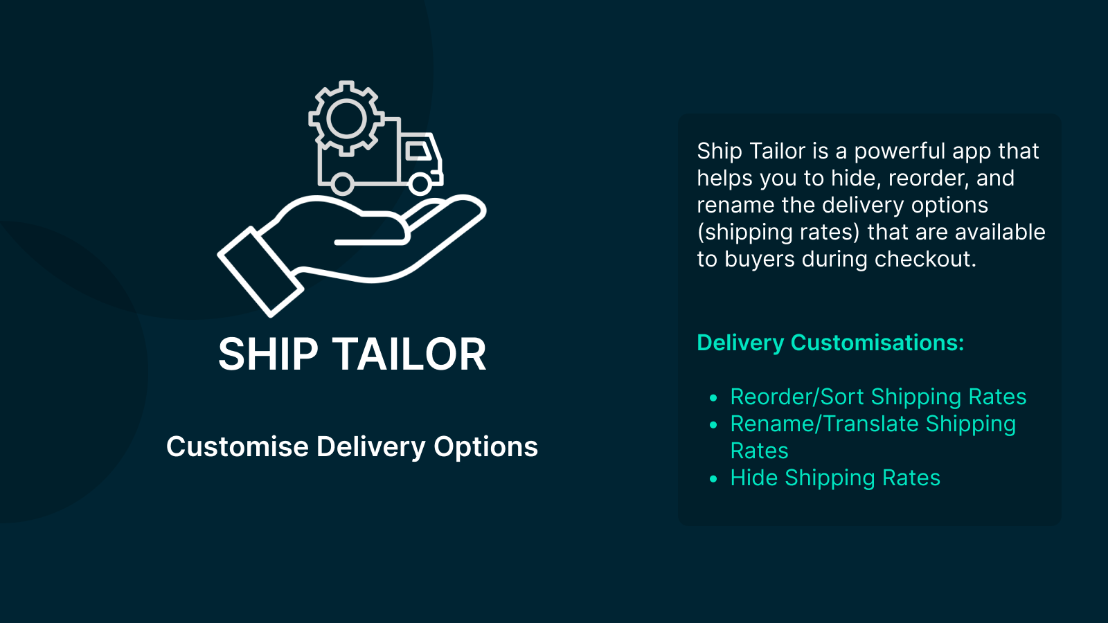 Ship Tailor