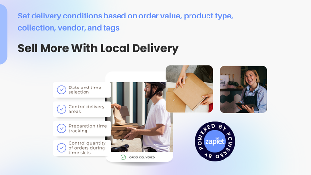 Manage your store pickup and local delivery orders using Zapiet