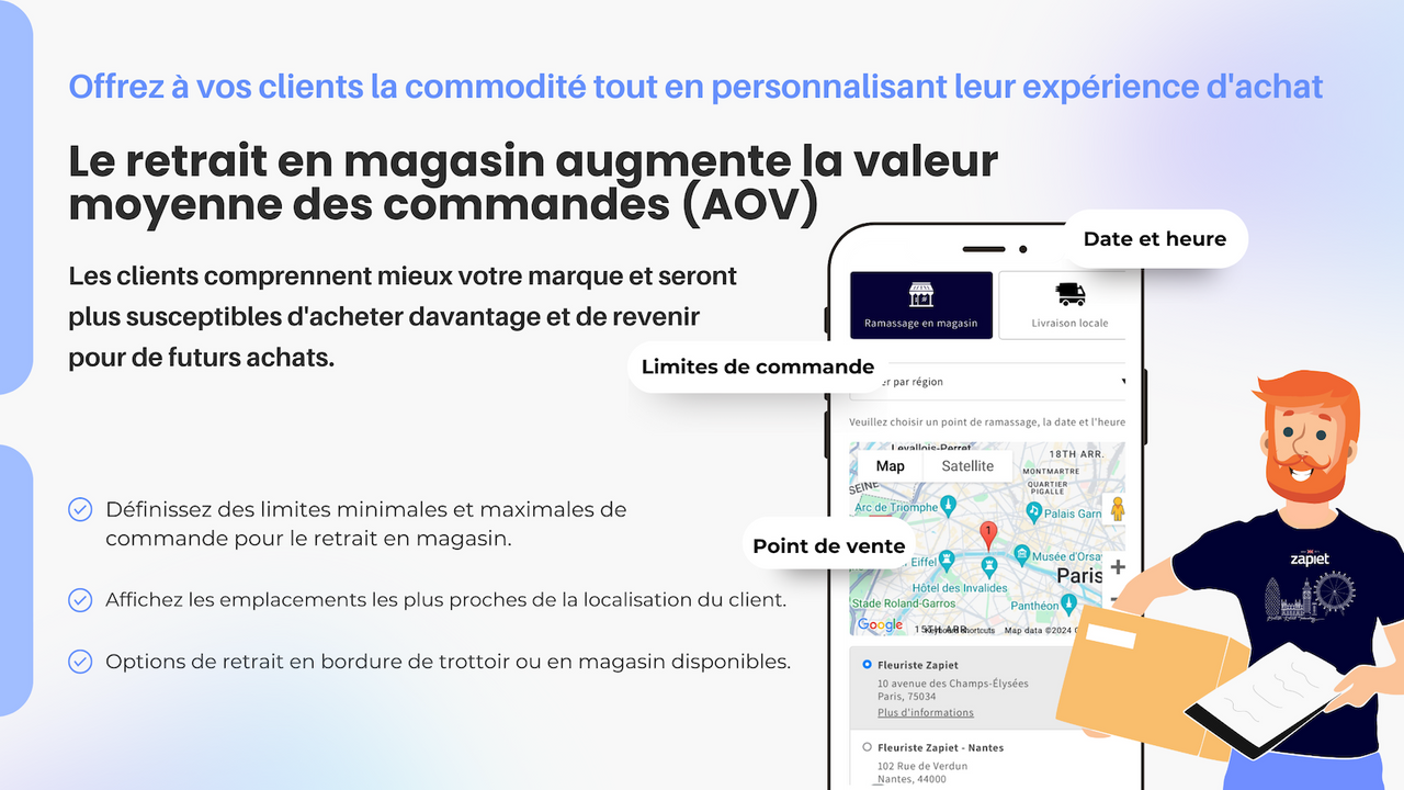 Sélecteur de date de livraison pour votre boutique Shopify