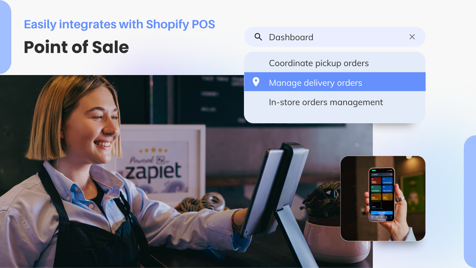 Manage your local delivery, store pickups and shipments easily