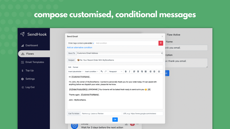 SendHook ‑ Email Automation Screenshot