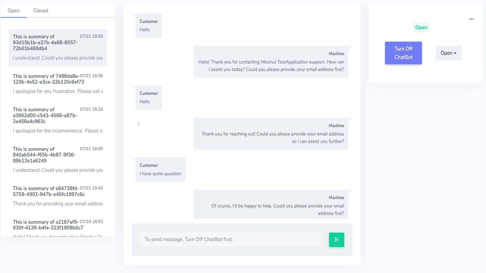 Garam ‑ LiveChat & AI ChatBot Screenshot