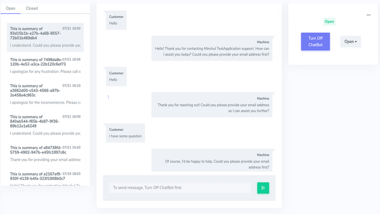 Garam ‑ LiveChat & AI ChatBot Screenshot