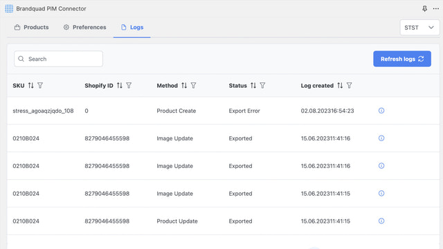 Activity logs