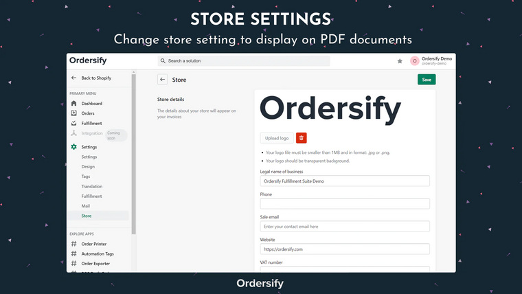 Ordersify Pick, Pack & Fulfill Screenshot