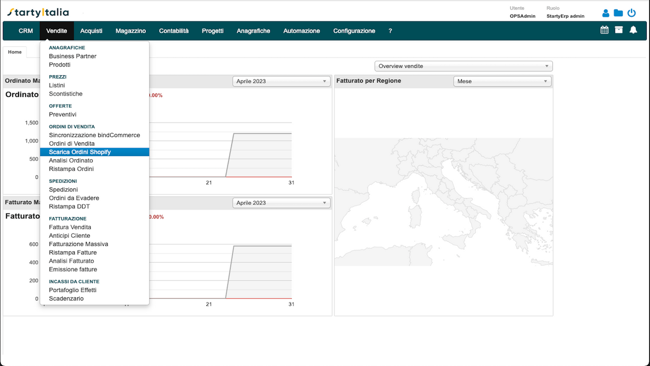 Download degli ordini