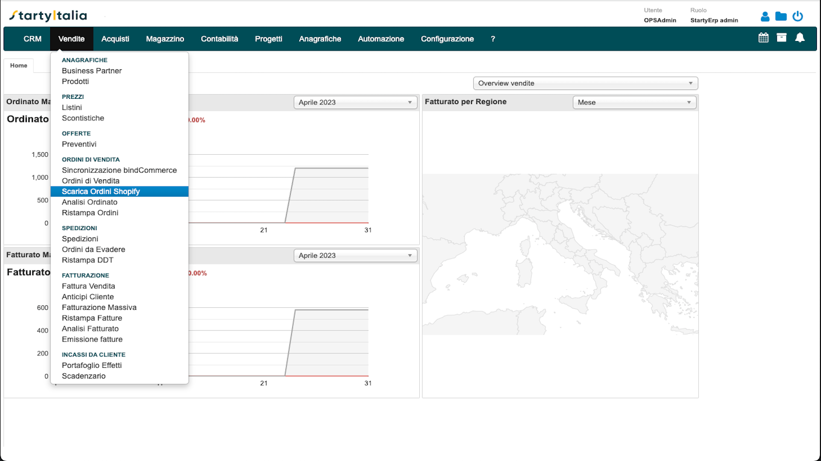 Download degli ordini